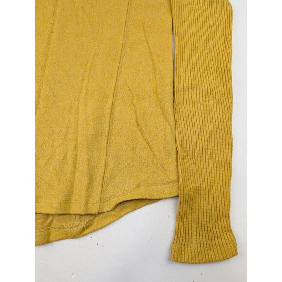 Saturday Sunday by Anthropologie Women's Medium Mustard Turtleneck Sweater - Picture 2 of 8